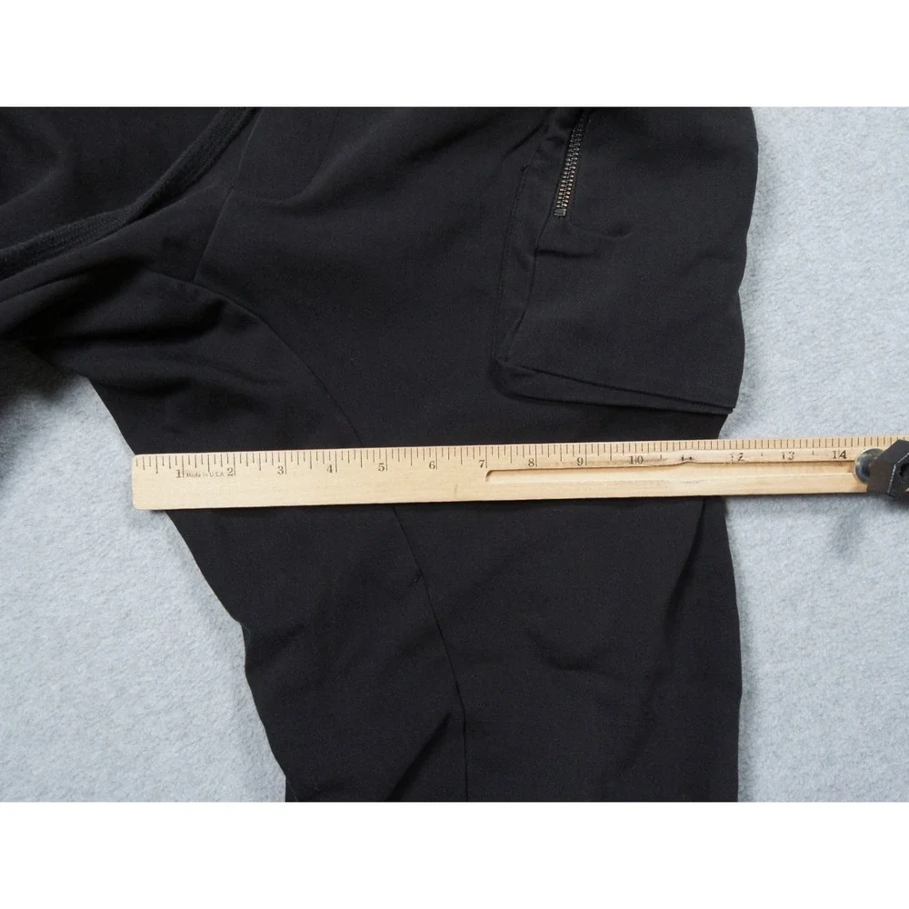 Thom Krom Pants Men XL Black Cargo Jogger Zip Pocket Drawstring Casual